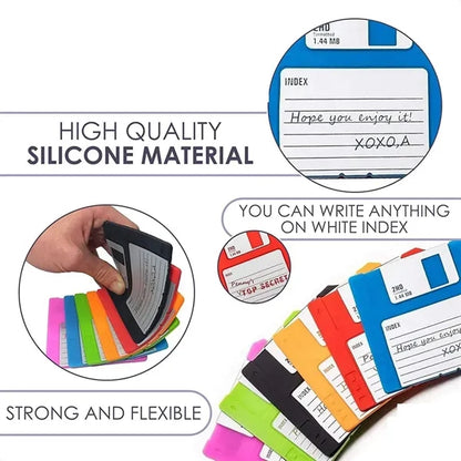 Silicone Floppy Disk Coaster for Tables