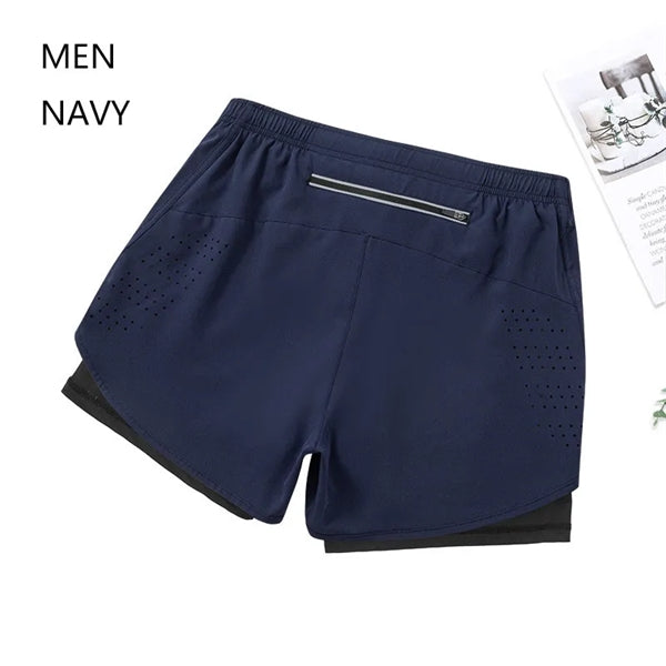 Quick Dry Gym Athletic Workout Shorts for Men & Women
