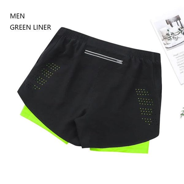 Quick Dry Gym Athletic Workout Shorts for Men & Women