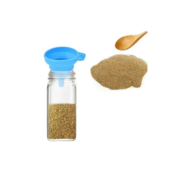 24 Pcs 4oz Glass Spice Jars with Bamboo Lids