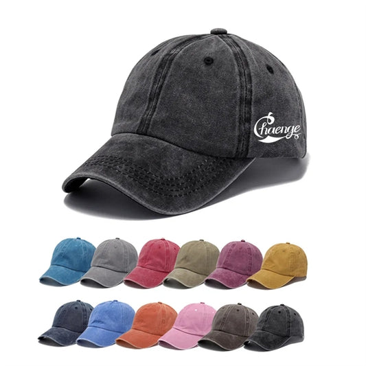 Baseball Cap Adjustable Low Profile Cotton Hat