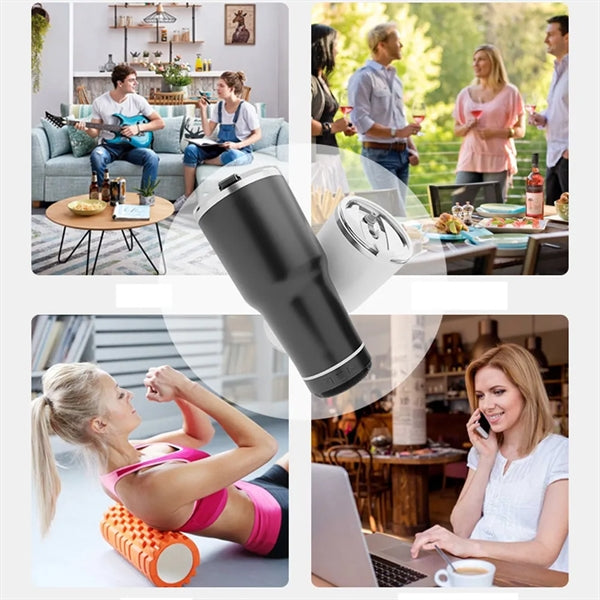 30Oz Speaker Tumbler,Waterproof And Drop Proof