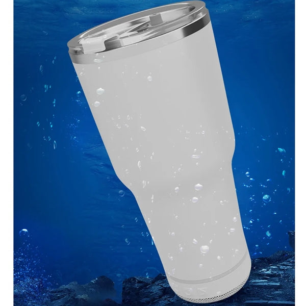 30Oz Speaker Tumbler,Waterproof And Drop Proof
