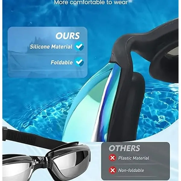 Anti Fog And Uv Swimming Goggles For Audlt