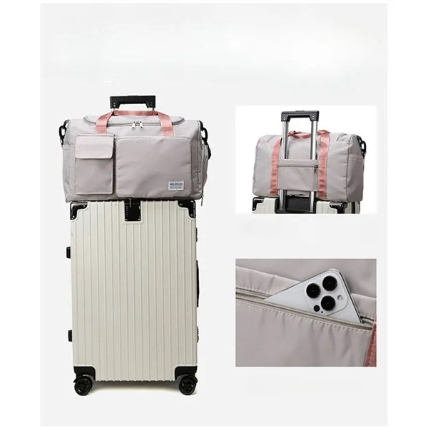 Foldable Large Capacity Short Trip Travel Duffle Bag