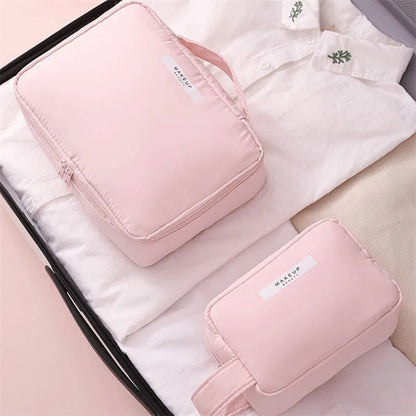 Premium Large Capacity Portable Makeup Bag