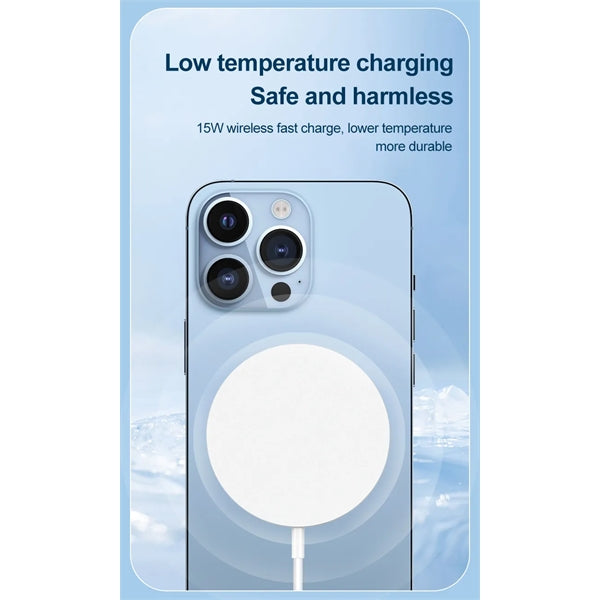 Qi2 Certified Magnetic Wireless Charging Pad 15W Mag-Safe