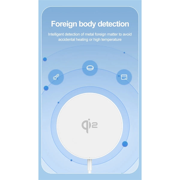 Qi2 Certified Magnetic Wireless Charging Pad 15W Mag-Safe