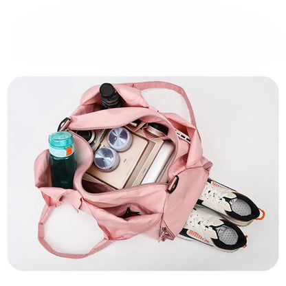 Cross-Border Simple Oxford Cloth Yoga Bag
