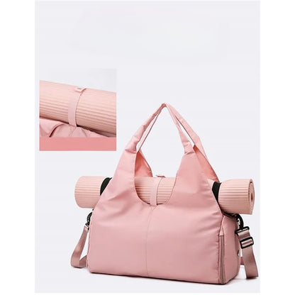Cross-Border Simple Oxford Cloth Yoga Bag
