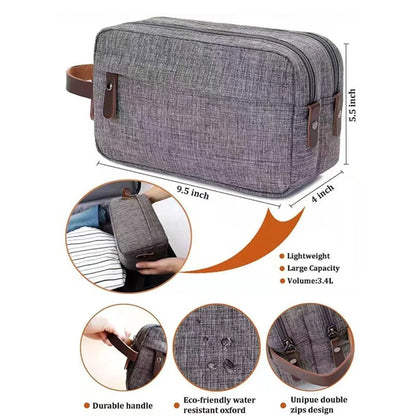 Oxford Travel Organizer Dopp Kit Shaving Bag for Toiletries