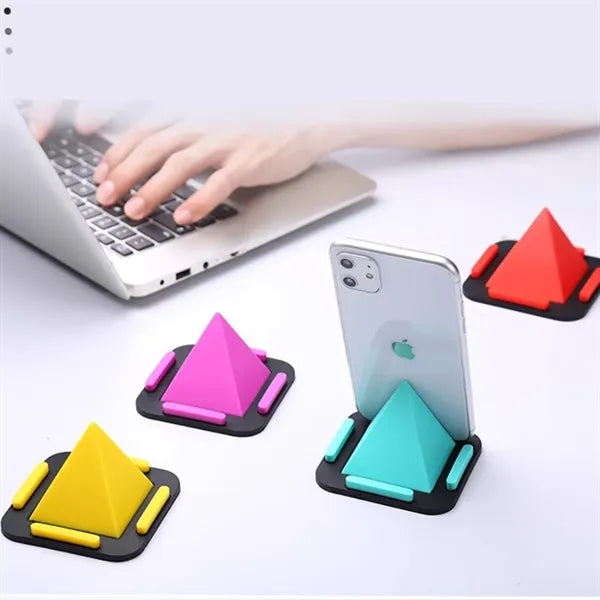 Original Pyramid Shape Desk Table Mobile Holder Stand