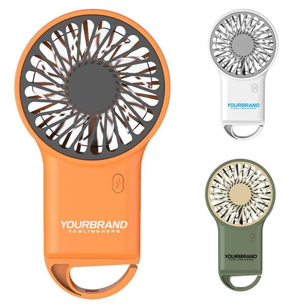Mini Portable Usb Rechargeable Handheld Travel Fan with Hook