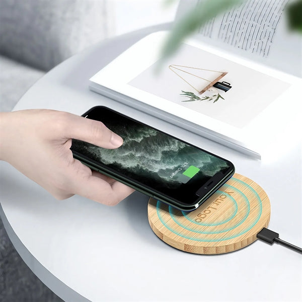 Wireless Bamboo Charging Pad