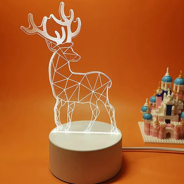 LED Table Lamp Night Light USB Charging 3 Colors