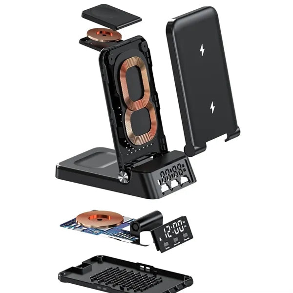 3 In 1 Foldable Wireless Charging Dock Stand