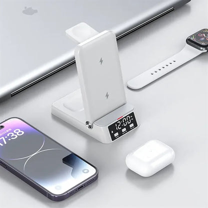 3 In 1 Foldable Wireless Charging Dock Stand