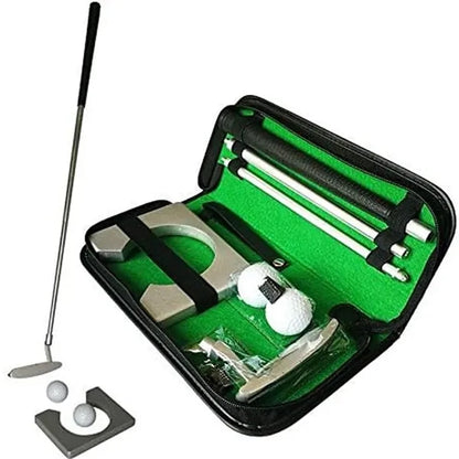 Executive Gift Portable Golf Putter Set Kit For Indoor