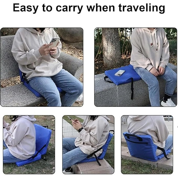 Portable Stadium Outdoor Cushion With Backrest