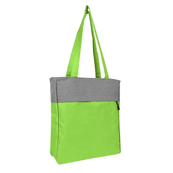 Heathered Polyester Tote Bag