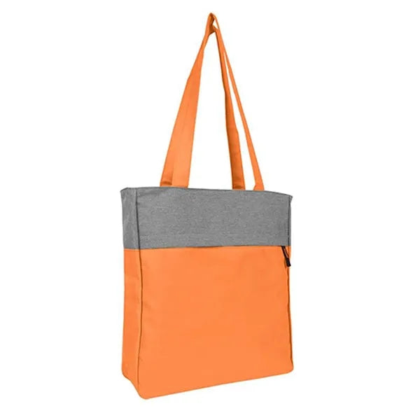 Heathered Polyester Tote Bag