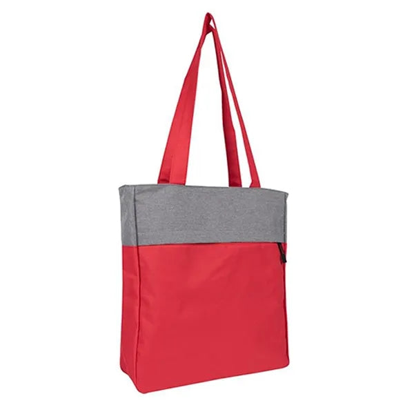 Heathered Polyester Tote Bag