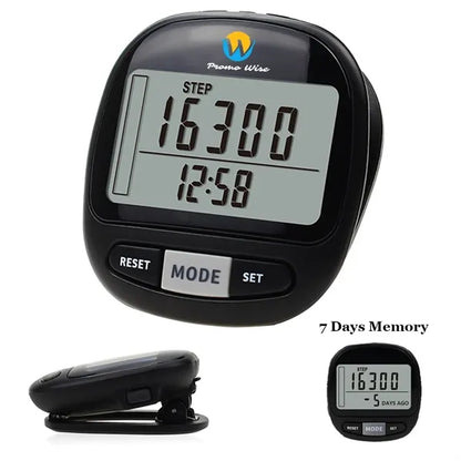 Pedometer for Walking and Miles With a Large Digital Display