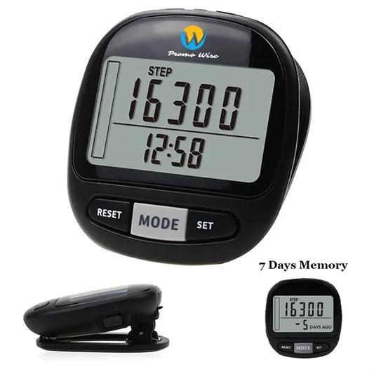 Pedometer for Walking and Miles With a Large Digital Display