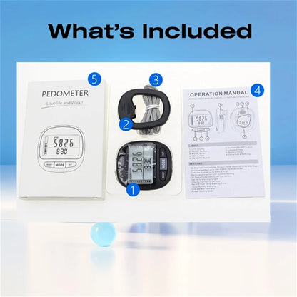 Pedometer for Walking and Miles With a Large Digital Display
