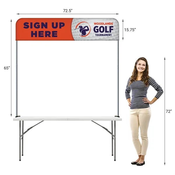 6' Table Top Hardware & Small Banner Kit
