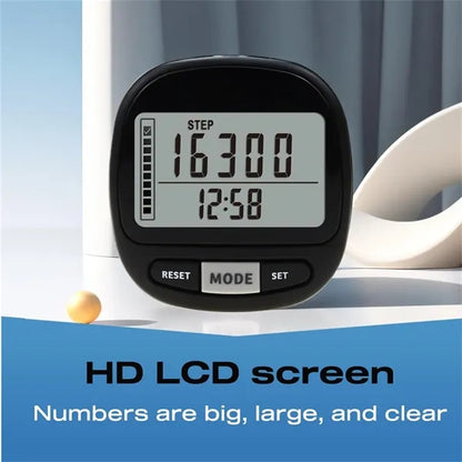 Pedometer for Walking and Miles With a Large Digital Display