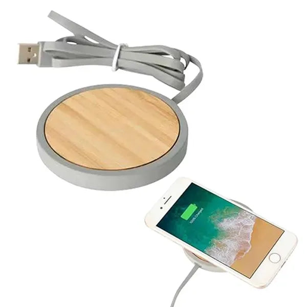 Bamboo Laser Wireless Charging Pad