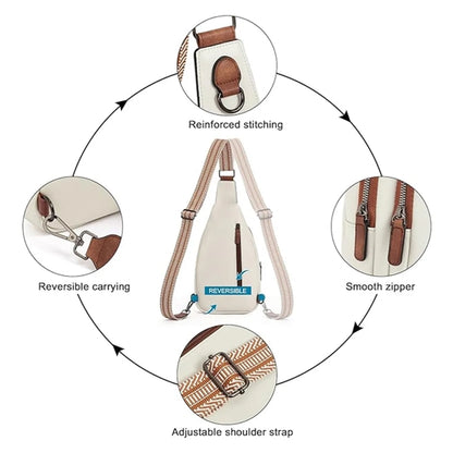 Crossbody Sling Leather Travel Bags Backpack for Women