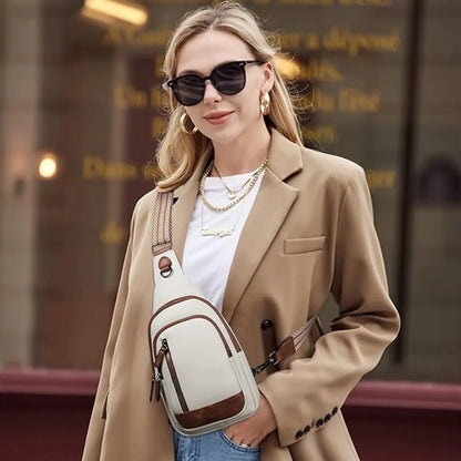 Crossbody Sling Leather Travel Bags Backpack for Women