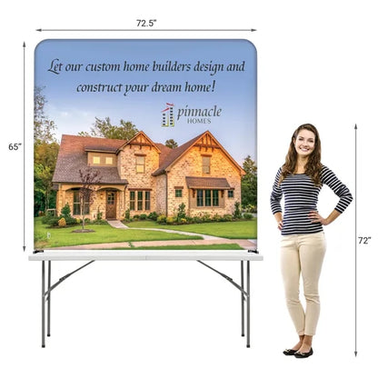 6' Table Top Hardware & Large Banner Kit