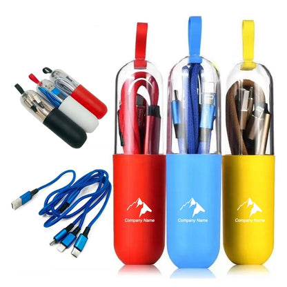 Three-In-One Data Cable