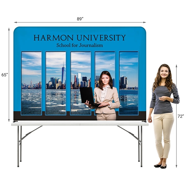8' Table Top Hardware & Large Banner Kit