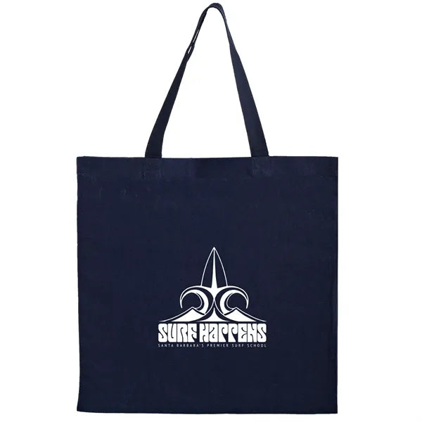 Color Cotton Canvas Tote Bag - 6 oz - Screen Print