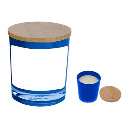 Bamboo Candle With Full Color Label