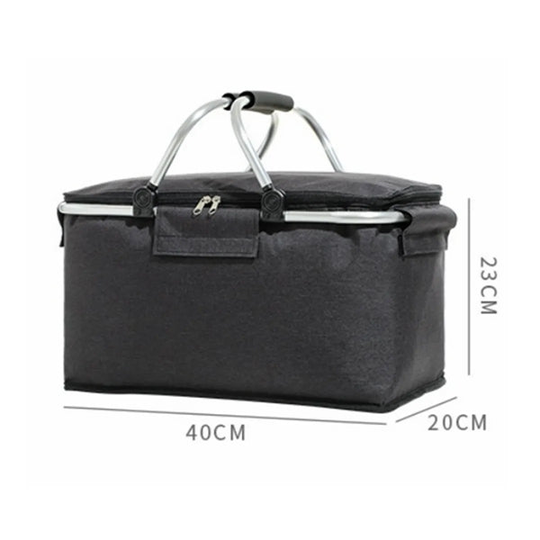 Foldable Large Insulated Picnic Basket