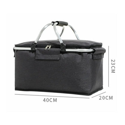Foldable Large Insulated Picnic Basket