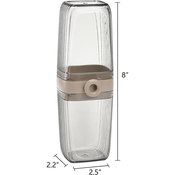 Clear Travel Toothbrush Kit