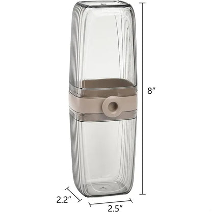 Clear Travel Toothbrush Kit