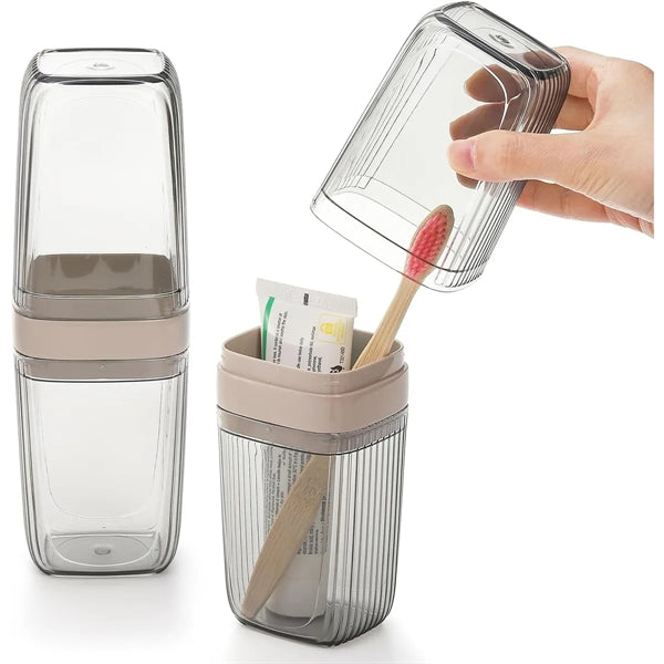 Clear Travel Toothbrush Kit