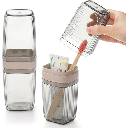 Clear Travel Toothbrush Kit