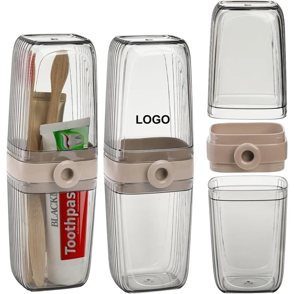 Clear Travel Toothbrush Kit