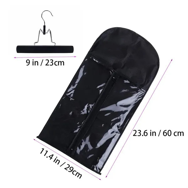 Hair Extension Bag with Hanger