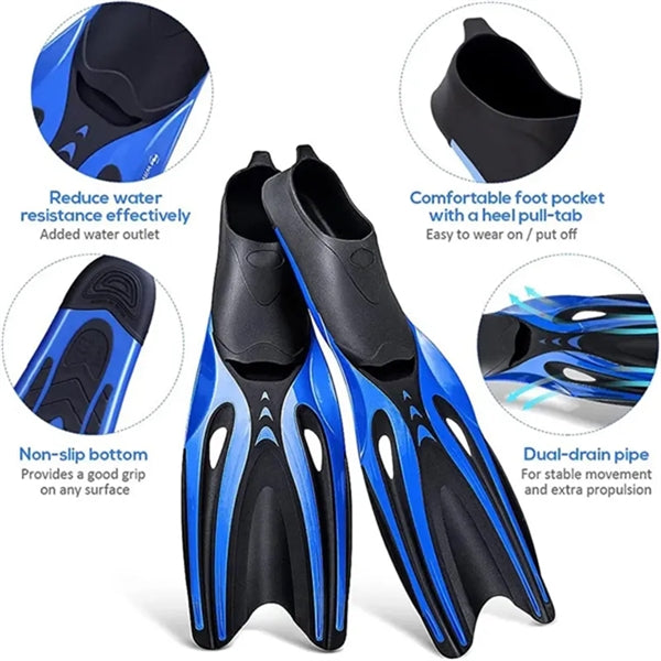 Adult Professional TPR Swim Diving Fins