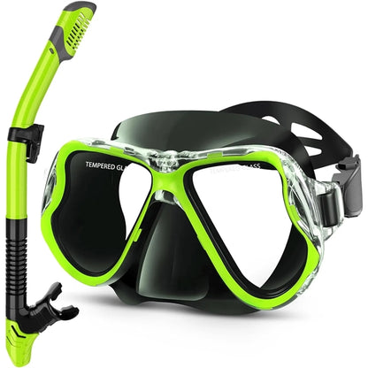 Dry Snorkel Set/Professional Snorkeling Gear