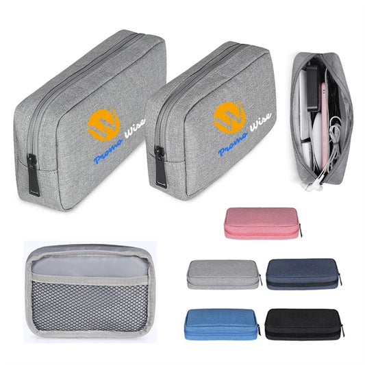 Zippered Waterproof Portable Electronic Tech Organizer Bag